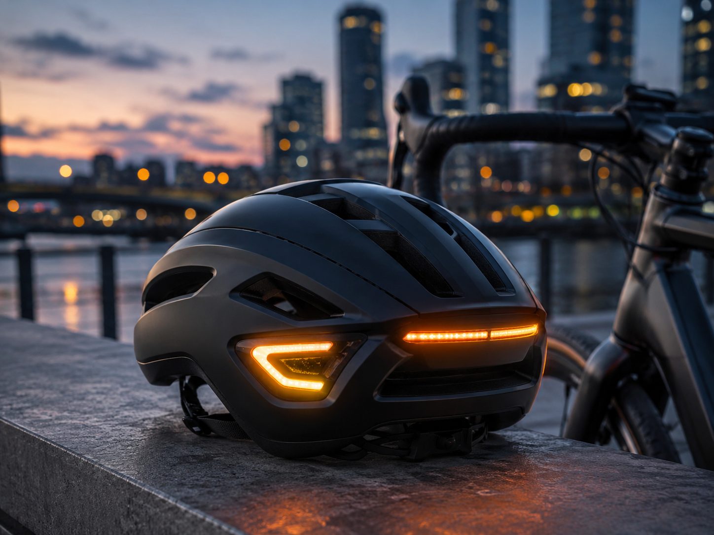 Integrated Bike Helmet